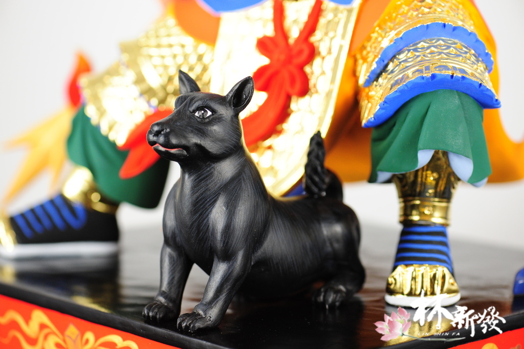 林新發神像-尺六樟木作品-二郎神君大元帥-012.JPG