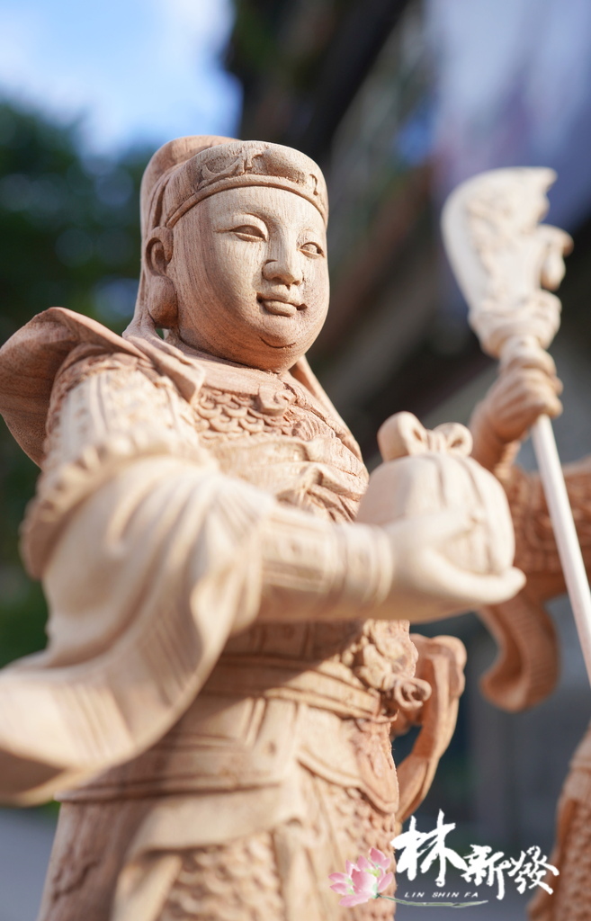 新發神藝-周倉將軍．關平將軍(八吋八．關公護法神)