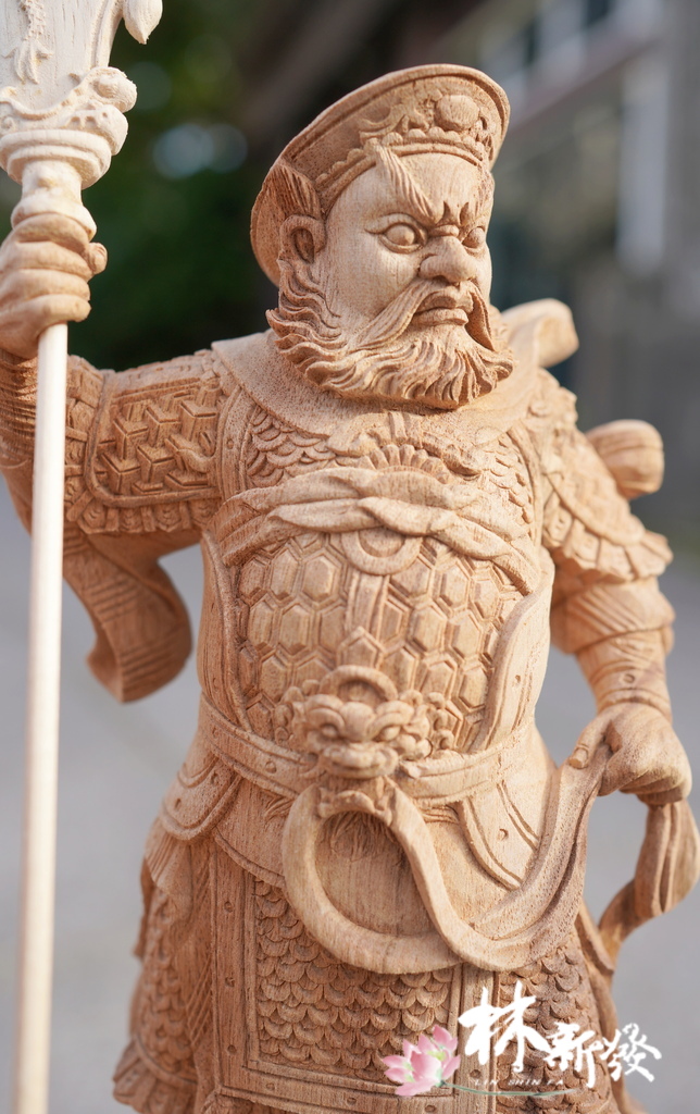 新發神藝-周倉將軍．關平將軍(八吋八．關公護法神)