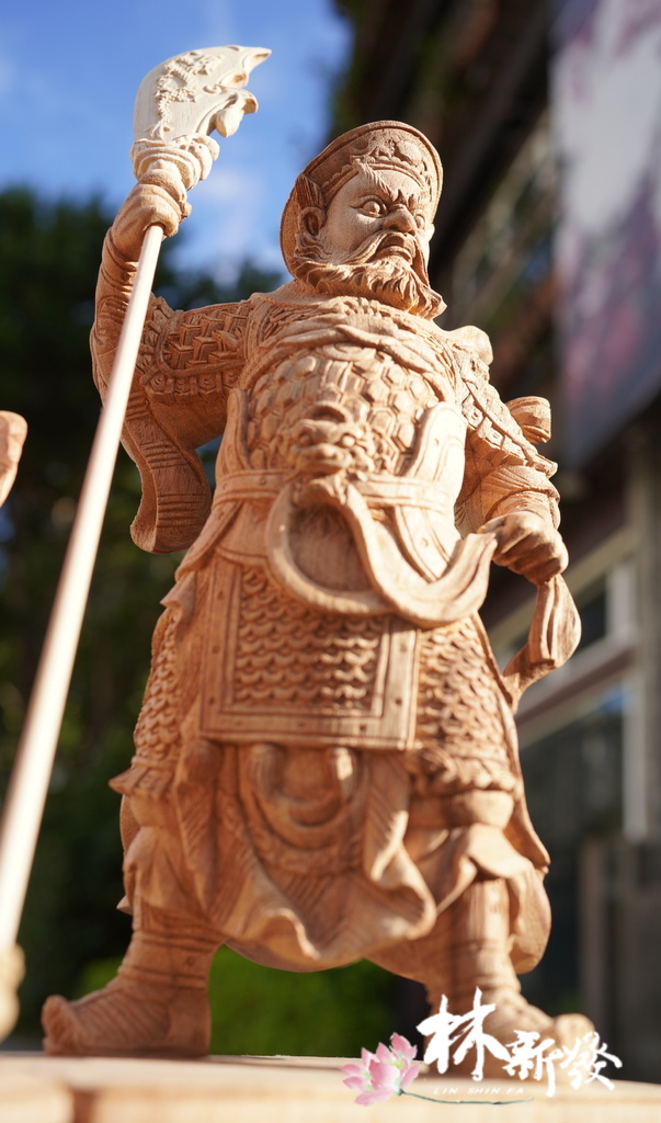 新發神藝-周倉將軍．關平將軍(八吋八．關公護法神)