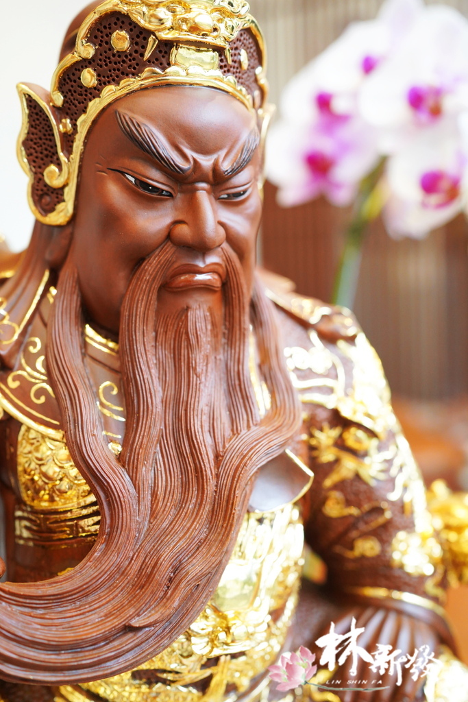 綠檀帝君.描金完成-008.JPG 綠檀帝君.描金完成-008.JPG