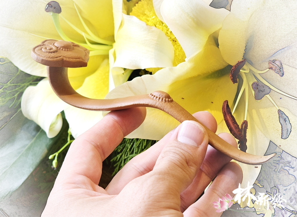 新發神藝木雕法器-如意．玉如意．金如意(小尺寸神像用的比例)