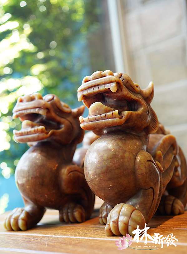 玉石貔貅．麒麟(岫玉、黃玉、青玉)－林新發神桌佛像佛俱行:: 居家佛堂