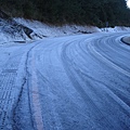 新中橫公路路面結冰