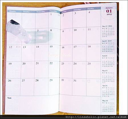 2015Traveler'sNotebook 月間補充頁04 2015Traveler'sNotebook 月間補充頁04