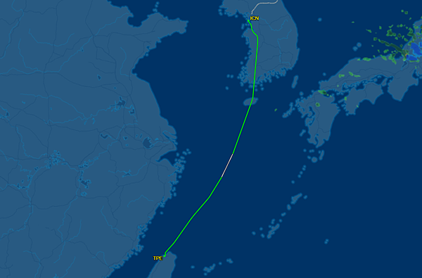 [玩的]中華航空CI160 台北桃園TPE→首爾仁川ICN