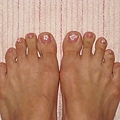 小花腳趾彩繪2