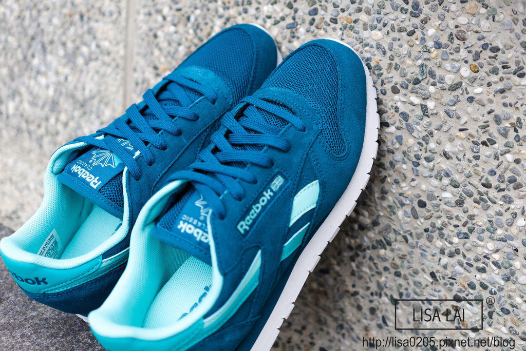 Reebok Classic Leather SC Split Blue-Teal 球鞋  sneaker