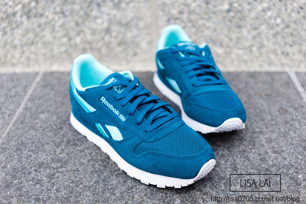 Reebok Classic Leather SC Split Blue-Teal 球鞋  sneaker