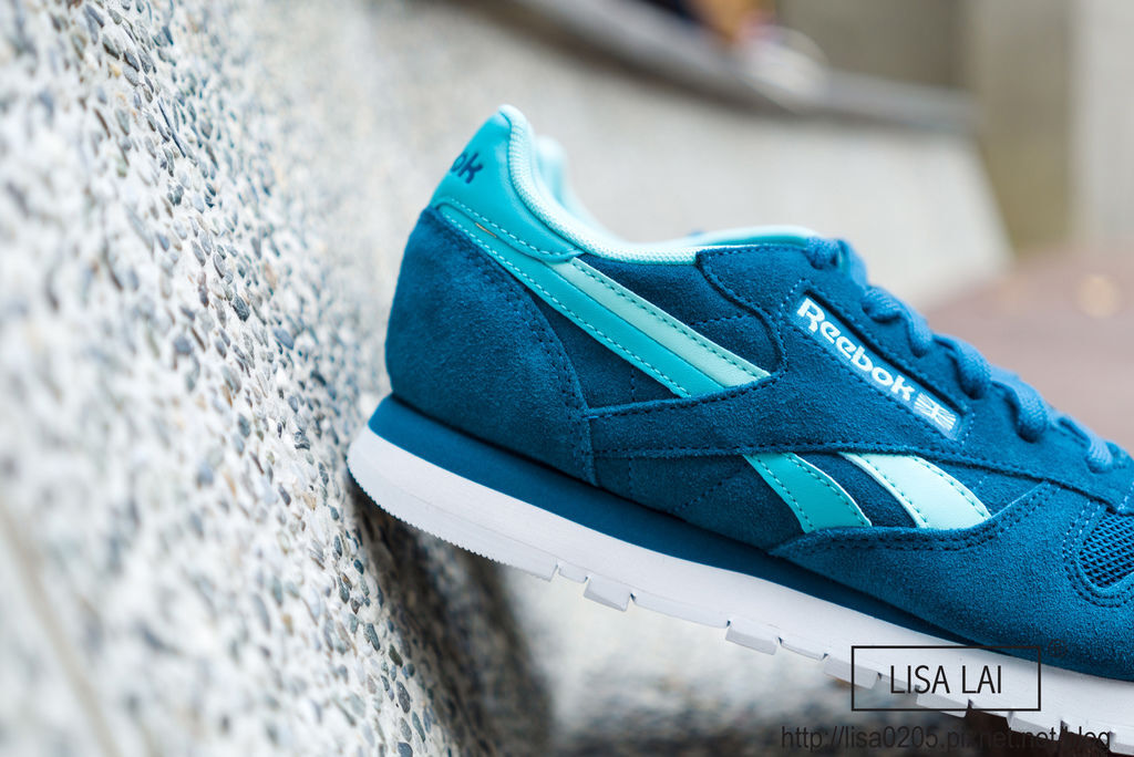 Reebok Classic Leather SC Split Blue-Teal 球鞋  sneaker