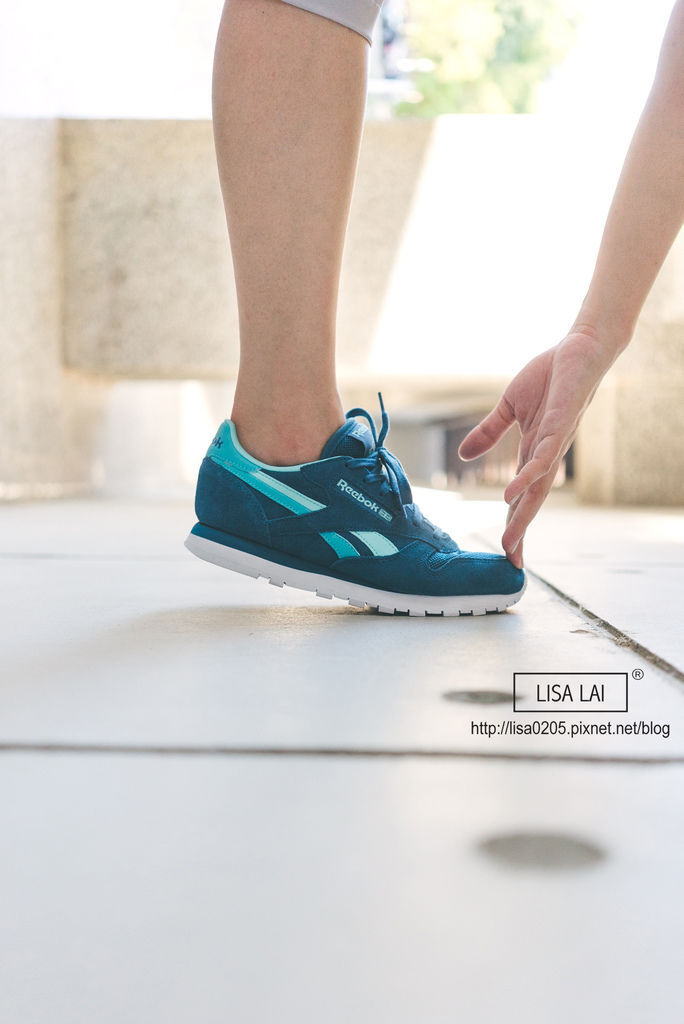 Reebok Classic Leather SC Split Blue-Teal 球鞋  sneaker