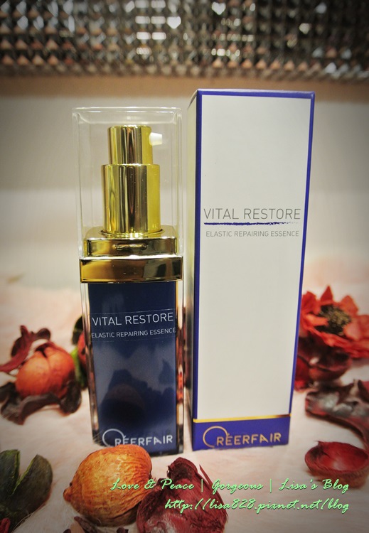 ▎保養 ▎CREERFAIR克莉菲爾彈力修護精萃精華液,增加肌膚彈性兼具修護敏感肌是我睡前保養的新歡!
