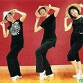 Chinese Folk group dance position in class