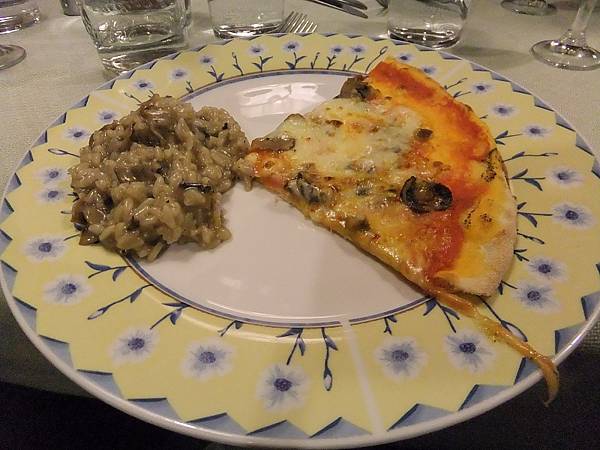 risotto跟pizza都好好吃