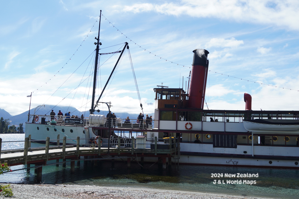 ［2024 紐西蘭］皇后鎮超復古TSS恩斯羅號蒸汽船 & W