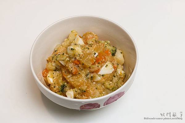 夏日森林,拌勻後