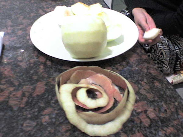 削蘋果