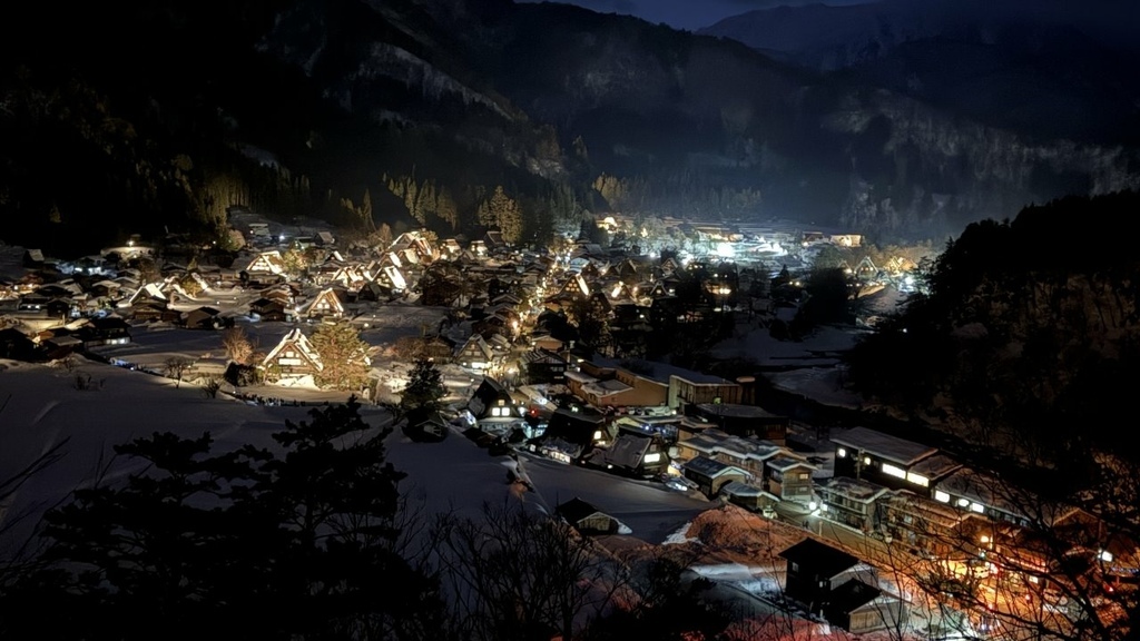 [遊記] 來去白川鄉合掌村2025夜間點燈活動~