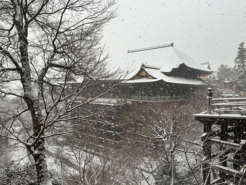 [遊記] 大雪紛飛的京都之清水寺與八坂神社