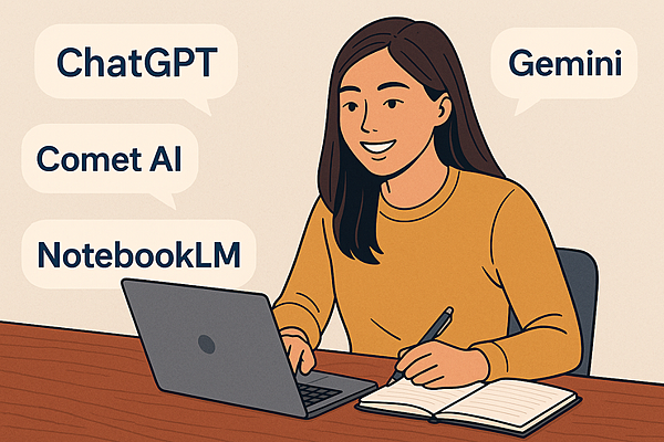 我愛AI的一天：ChatGPT、Gemini、Comet A