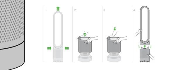 描述: Dyson Pure Cool™ フィルター交換