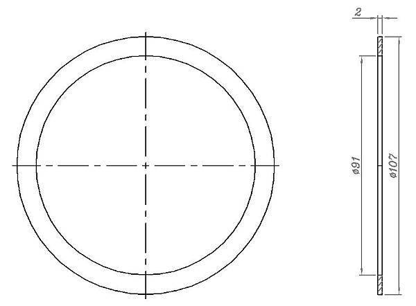 脫毛罐攔網墊圈零件圖 脫毛罐攔網墊圈零件圖