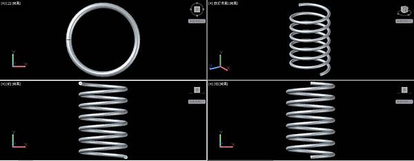 3D彈簧畫法09 3D彈簧畫法09