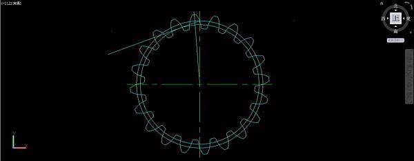 漸開線齒輪畫法07