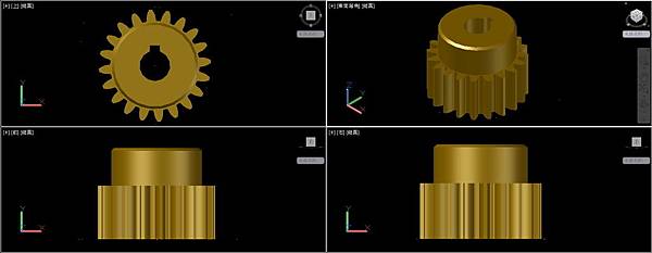 漸開線齒輪畫法16