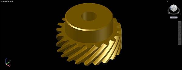 螺旋齒輪畫法09 螺旋齒輪畫法09