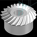 螺旋傘齒輪畫法04