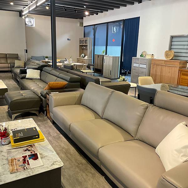 【購物】桃園家具,大漢家具貓抓布、Nappa牛皮電動沙發參觀