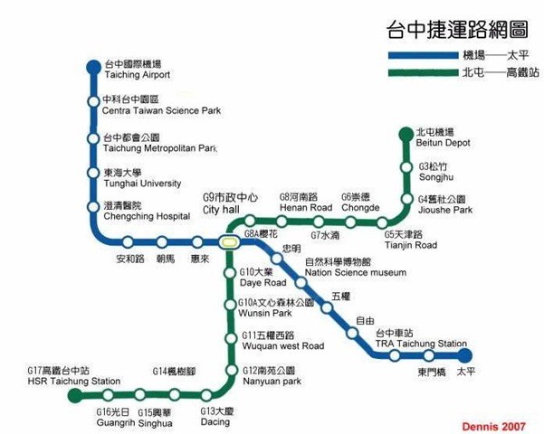 台中捷運 才下眉頭 卻上心頭 痞客邦