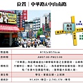 台南中華路&中山南路廣告板