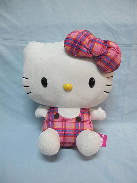 正版限量進口hello kitty32cm 粉格MODEL精品生活館 全省宅配 正版限量進口hello kitty32cm 粉格MODEL精品生活館 全省宅配