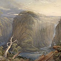 00017-One of the falls on the Apsley by Conrad Martens (1801 - 1878 ) at 1873.jpg