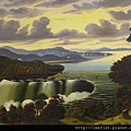 00100-Niagara Falls viewed from Goat Island by Thomas Chambers (1808–1869) at 1860.jpg