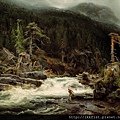 01011-Waterfall in Telemark by August Cappelen (1827–1852) at 1852.jpg