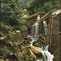 01061-Verfallene Mühle by Ernestine von Kirchsberg (1857–1924) at 19th.jpg