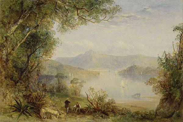 10005-1-View on the Hudson River at Westpoint by Thomas Creswick (1811–1869)  at 1843.jpg