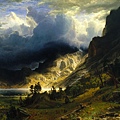 10013-A Storm in the Rocky Mountains, Mt. Rosalie by Albert Bierstadt (1830–1902) at 1866.jpg