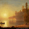 10101-Indian Canoe by Albert Bierstadt (1830–1902) at 1886.jpg