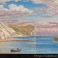 10105-Man of War Rocks, Coast of Dorset by John Brett (1831–1902) at 1884.jpg