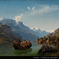 11003-Brudeferden i Hardanger by Hans Gude (1825–1903) at 1848.jpg