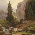 30017-Ein Jäger im Hochgebirge by Carl Hasch (1834–1897) at 1897.jpg