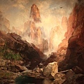 30115-Mist in Kanab Canyon, Utah by Thomas Moran (1837–1926) at 1892.jpg