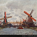 40043-Mills at Westzijderveld near Zaandam by Claude Monet (1840–1926) at 1871.jpg