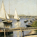 40057-Sailing Boats at Argenteuil by a River by Gustave Caillebotte (1848–1894) at 1888.jpg