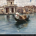 40143-Venedig, Canal Grande by Francesco Mancini (1830-1905) at 1889.jpg