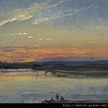 40177-The Elbe in evening light by Johan Christian Dahl (1788–1857) at 1848.jpg